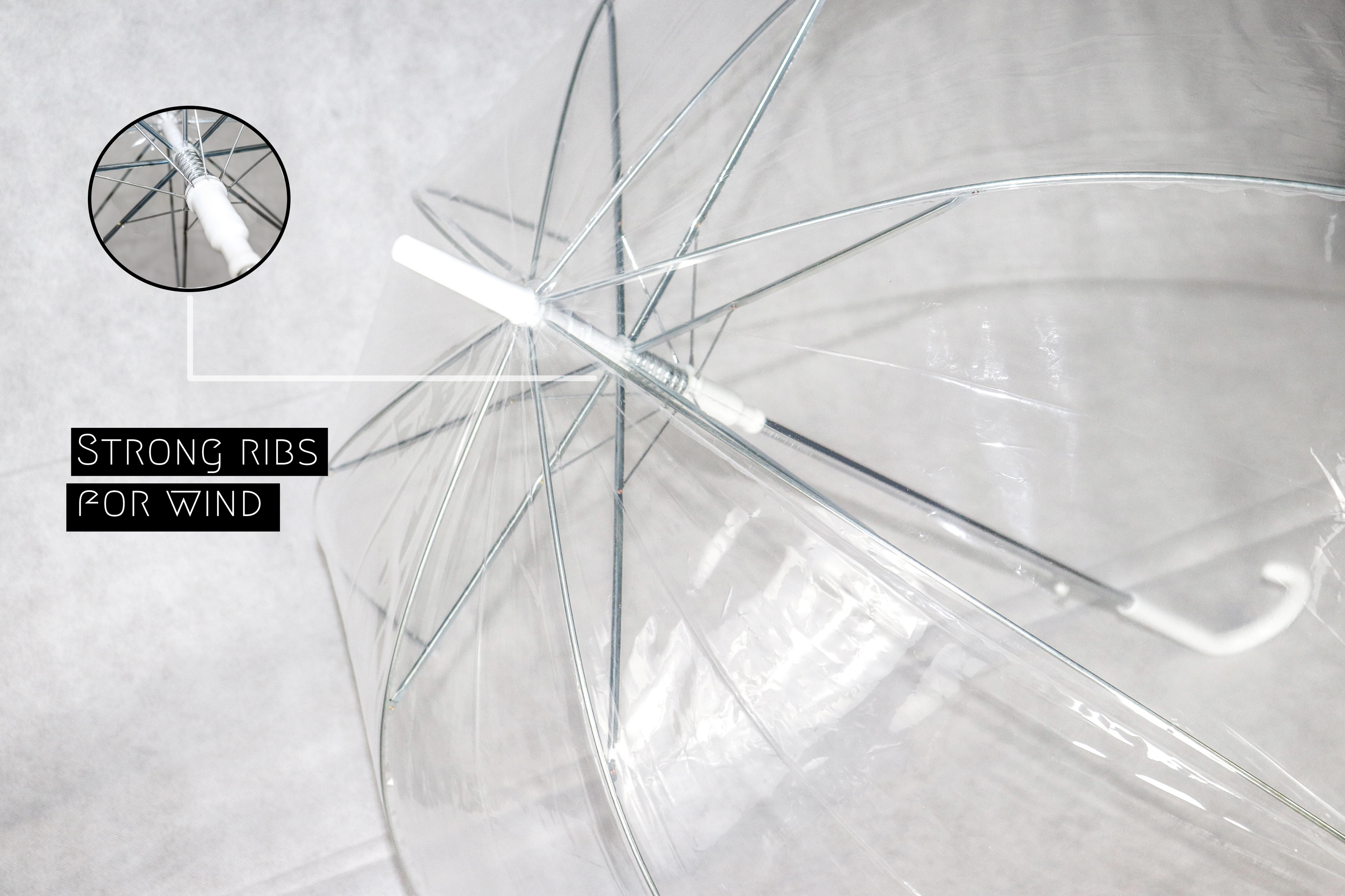 Premium Lightweight Clear Wedding Bubble Umbrella